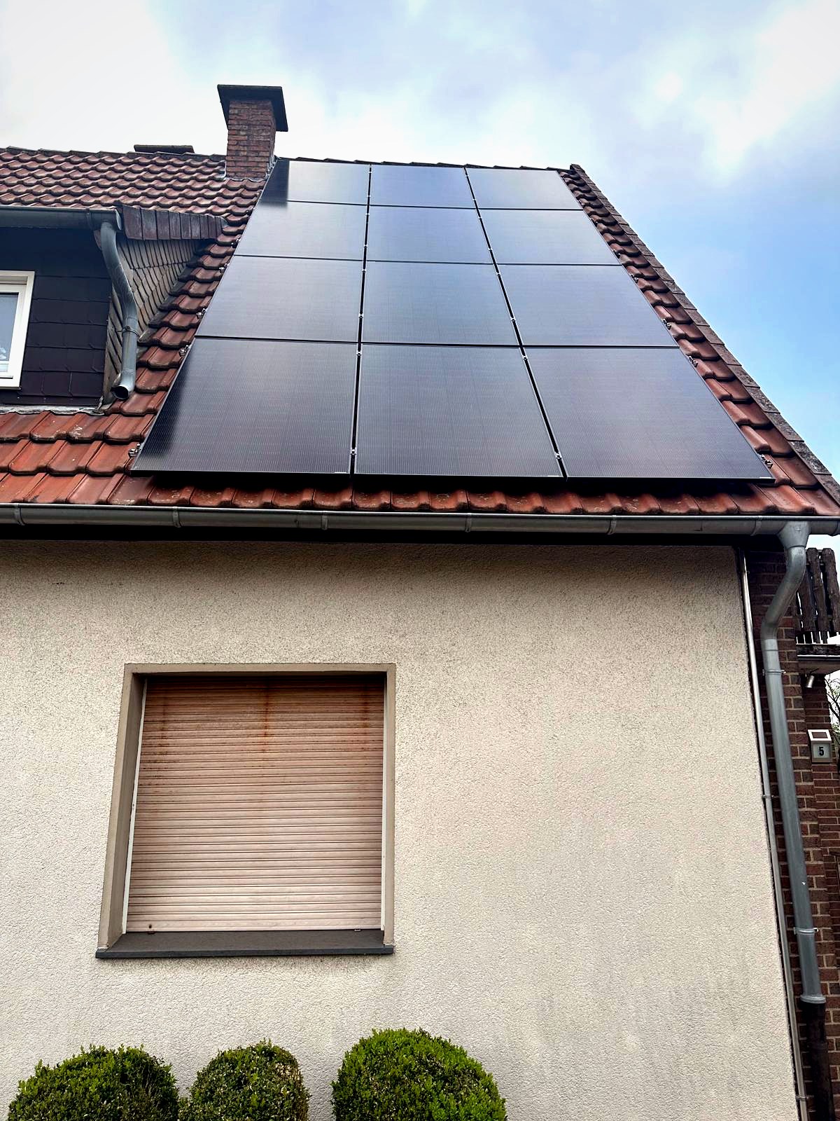 Zweites Photovoltaik Referenzprojekt in Büren