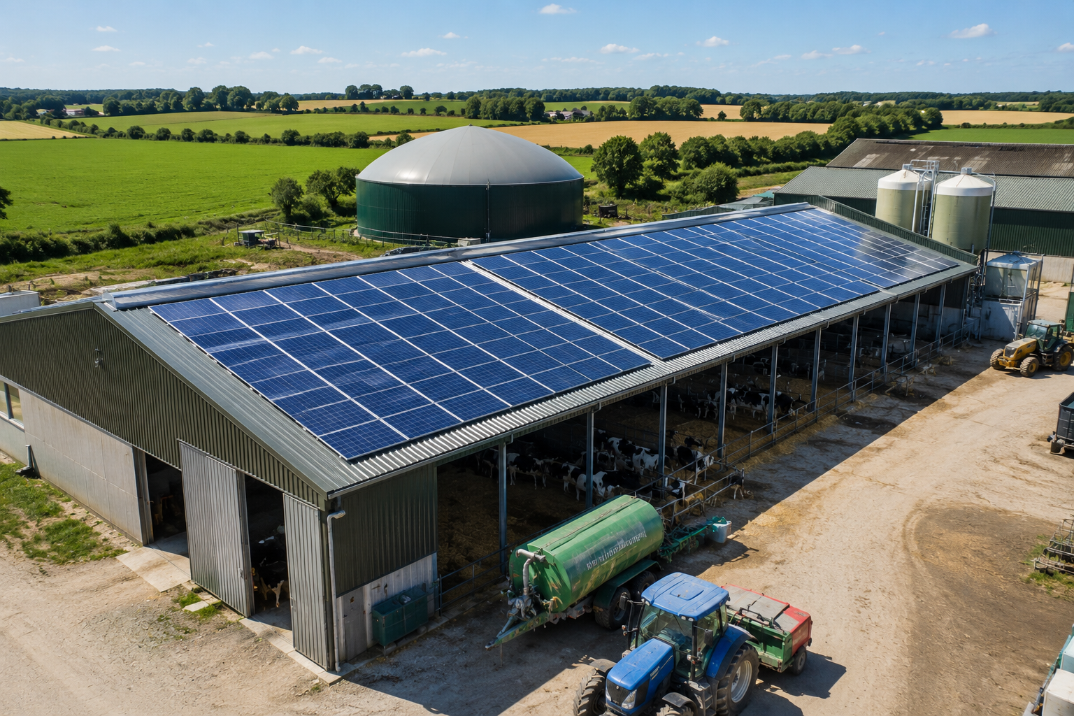 Photovoltaik landwirtschaftlicher Betrieb